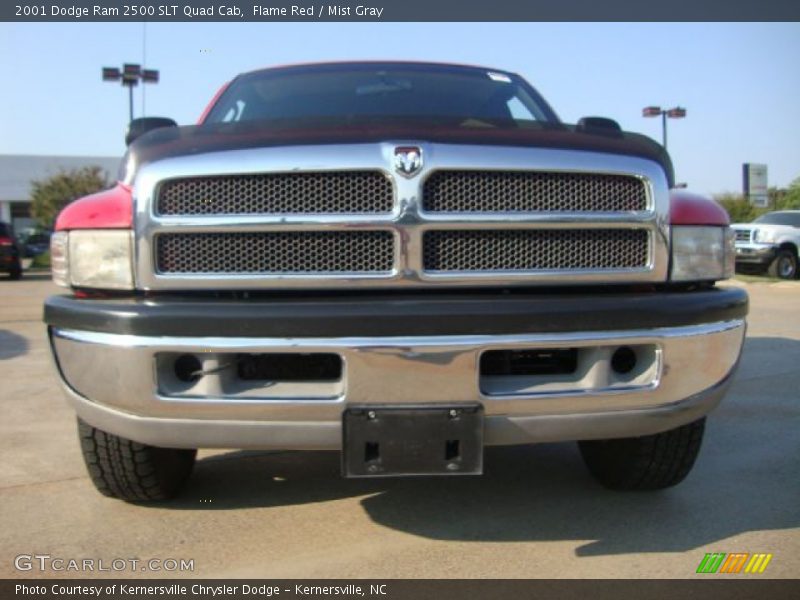 Flame Red / Mist Gray 2001 Dodge Ram 2500 SLT Quad Cab