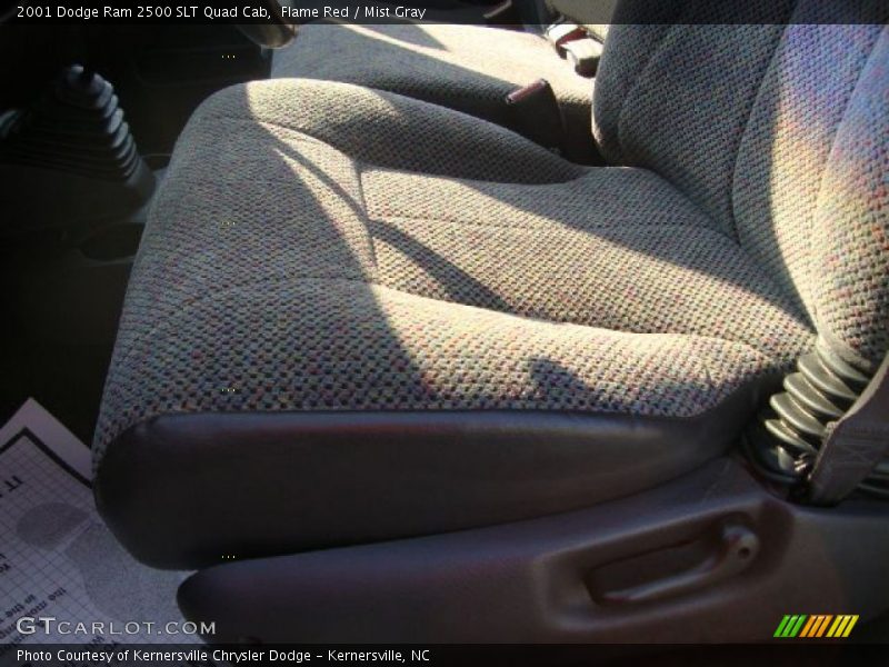 Flame Red / Mist Gray 2001 Dodge Ram 2500 SLT Quad Cab
