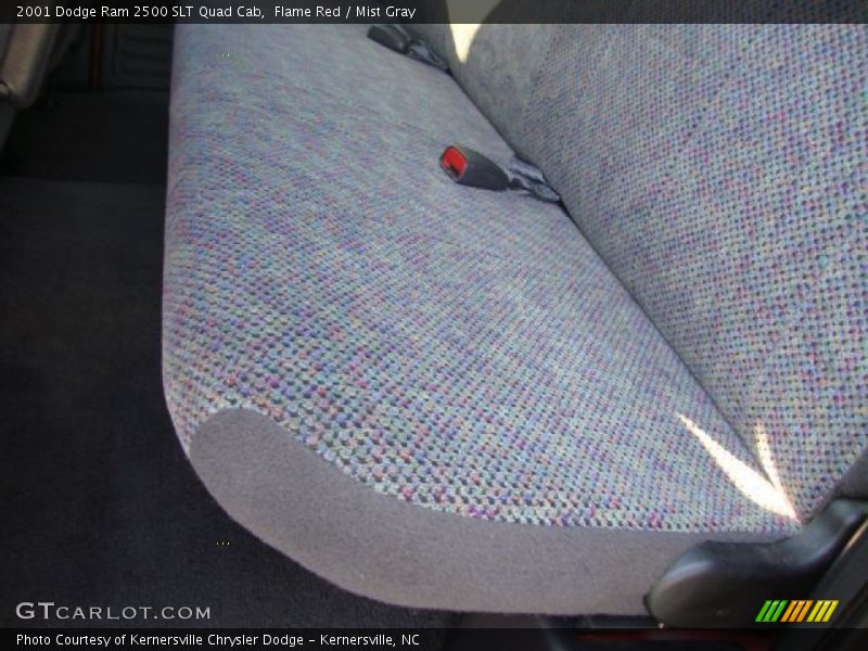 Flame Red / Mist Gray 2001 Dodge Ram 2500 SLT Quad Cab