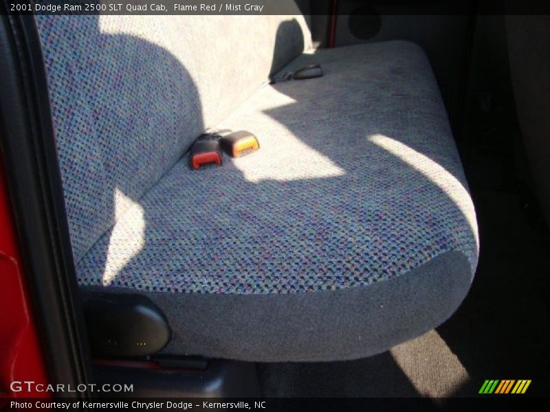 Flame Red / Mist Gray 2001 Dodge Ram 2500 SLT Quad Cab