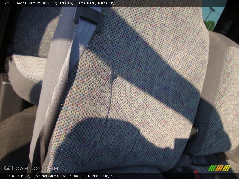 Flame Red / Mist Gray 2001 Dodge Ram 2500 SLT Quad Cab