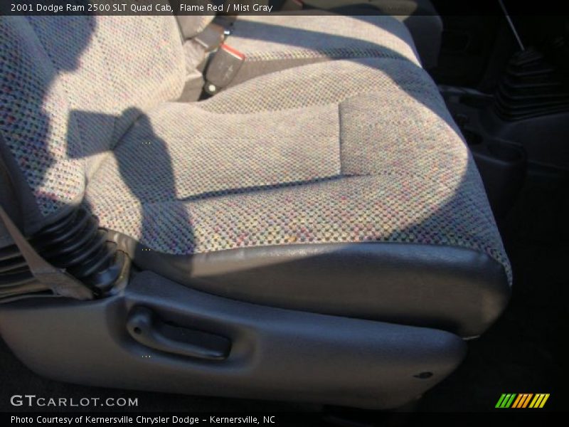 Flame Red / Mist Gray 2001 Dodge Ram 2500 SLT Quad Cab