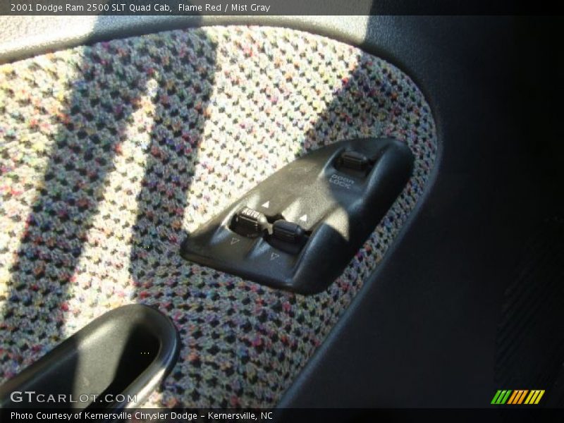 Flame Red / Mist Gray 2001 Dodge Ram 2500 SLT Quad Cab