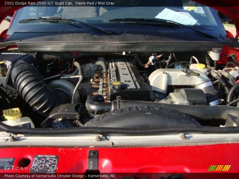  2001 Ram 2500 SLT Quad Cab Engine - 5.9 Liter OHV 24-Valve Cummins Turbo Diesel Inline 6 Cylinder
