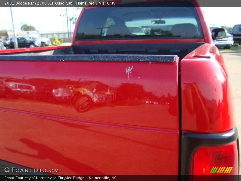Flame Red / Mist Gray 2001 Dodge Ram 2500 SLT Quad Cab