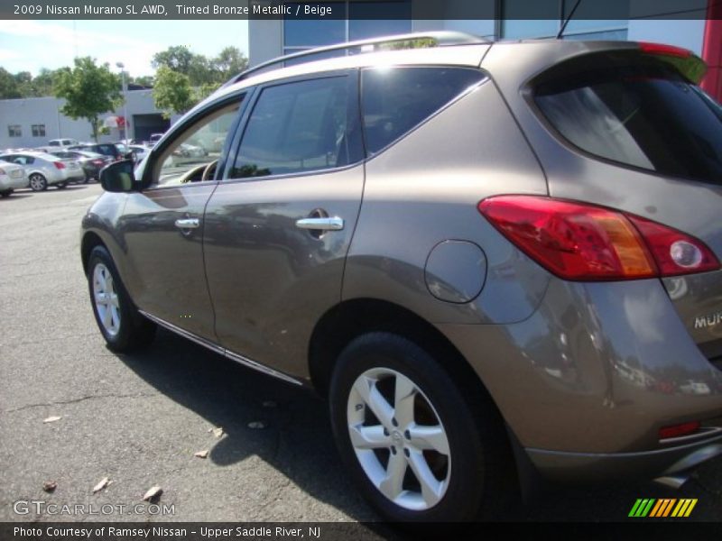 Tinted Bronze Metallic / Beige 2009 Nissan Murano SL AWD