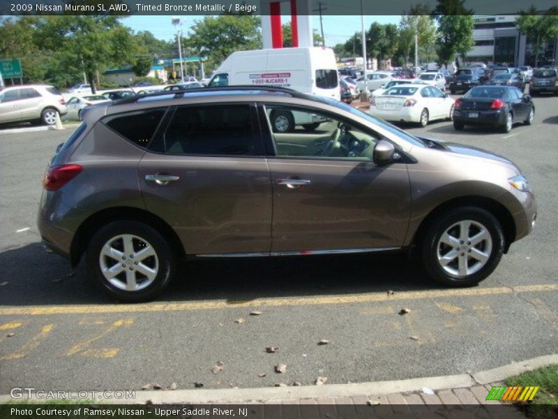Tinted Bronze Metallic / Beige 2009 Nissan Murano SL AWD