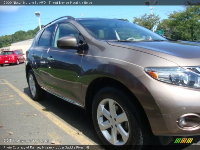 Tinted Bronze Metallic / Beige 2009 Nissan Murano SL AWD
