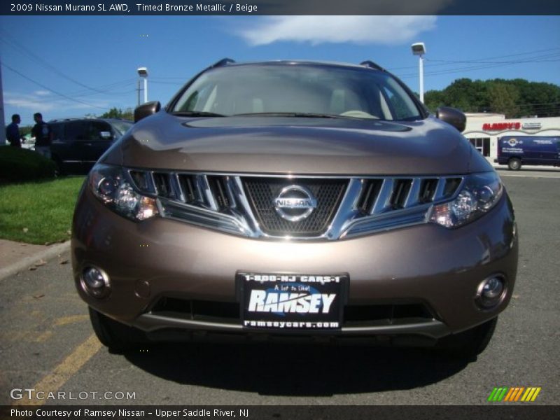 Tinted Bronze Metallic / Beige 2009 Nissan Murano SL AWD