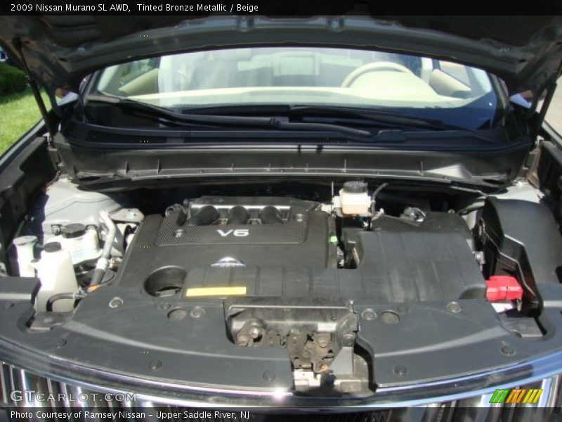 Tinted Bronze Metallic / Beige 2009 Nissan Murano SL AWD