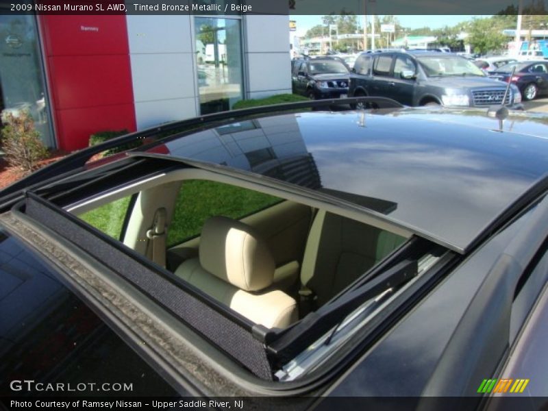 Tinted Bronze Metallic / Beige 2009 Nissan Murano SL AWD