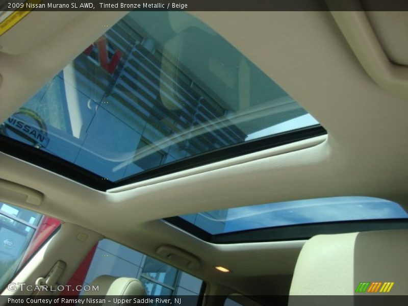 Tinted Bronze Metallic / Beige 2009 Nissan Murano SL AWD