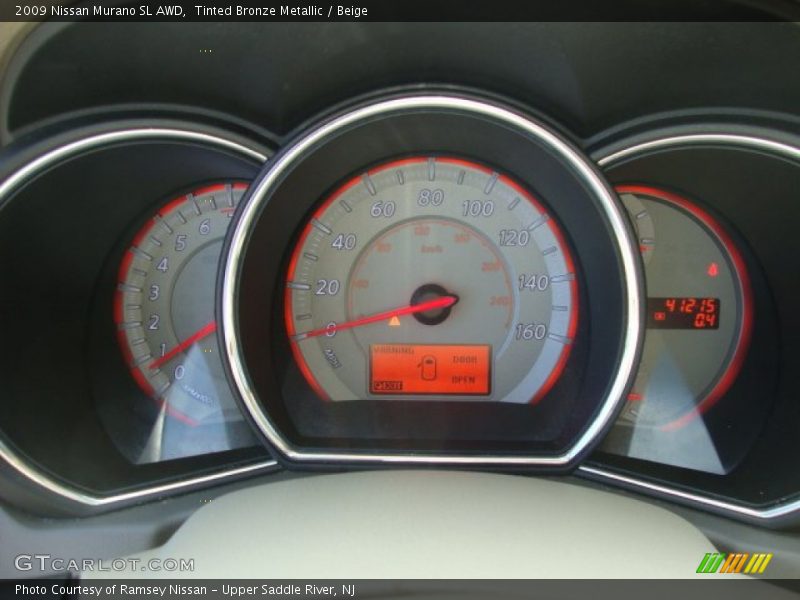 Tinted Bronze Metallic / Beige 2009 Nissan Murano SL AWD