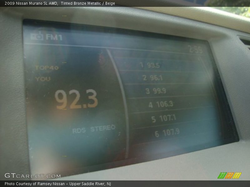 Tinted Bronze Metallic / Beige 2009 Nissan Murano SL AWD