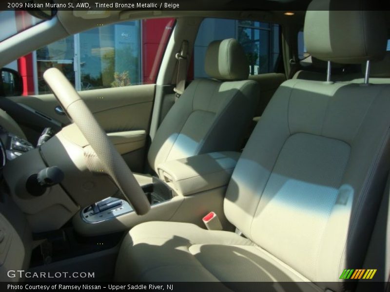 Tinted Bronze Metallic / Beige 2009 Nissan Murano SL AWD