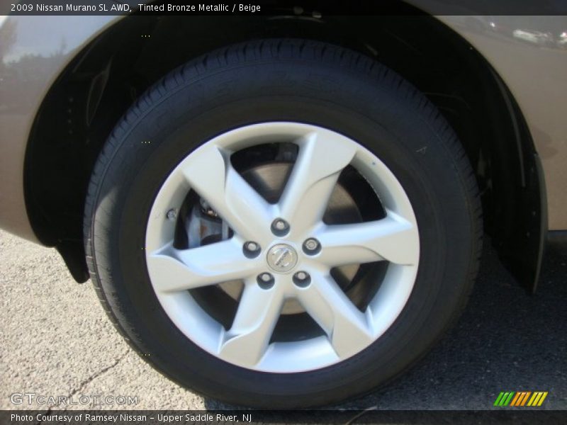 Tinted Bronze Metallic / Beige 2009 Nissan Murano SL AWD