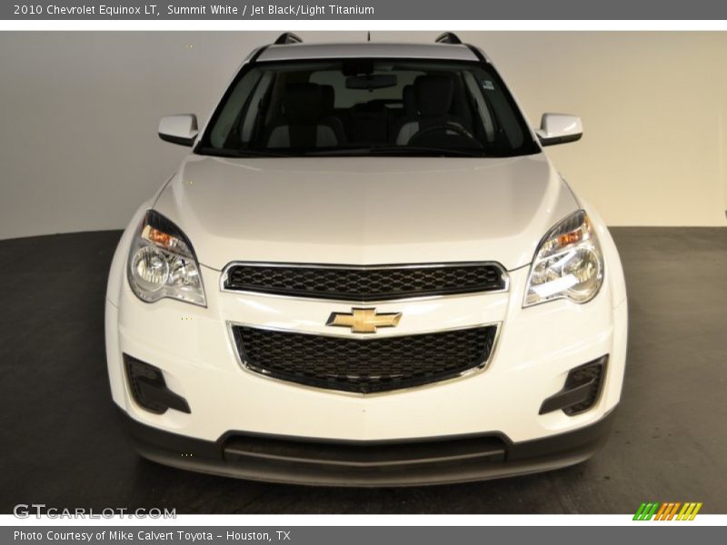 Summit White / Jet Black/Light Titanium 2010 Chevrolet Equinox LT