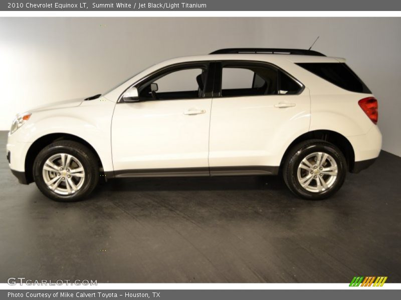 Summit White / Jet Black/Light Titanium 2010 Chevrolet Equinox LT