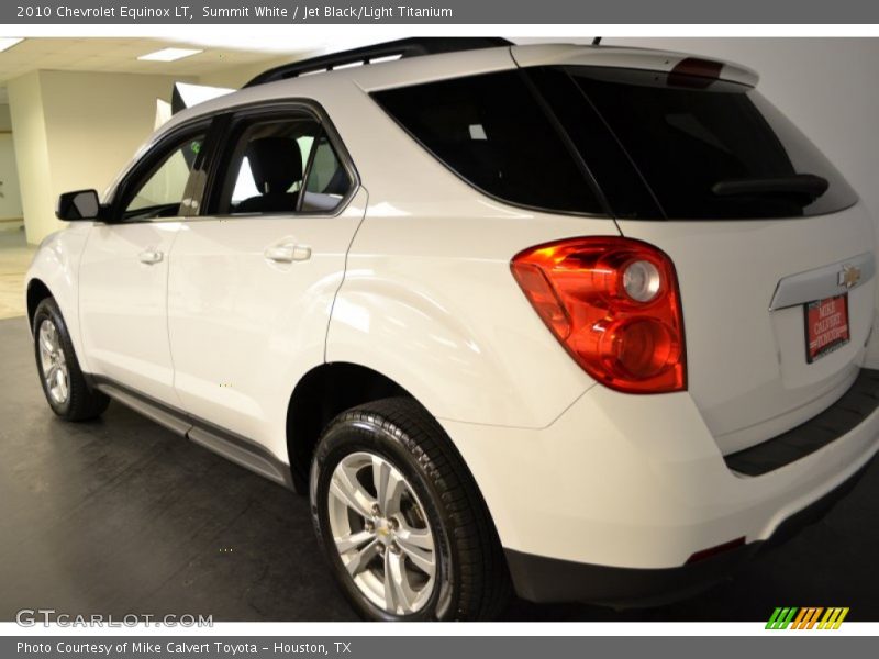 Summit White / Jet Black/Light Titanium 2010 Chevrolet Equinox LT