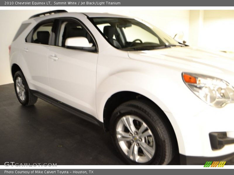 Summit White / Jet Black/Light Titanium 2010 Chevrolet Equinox LT