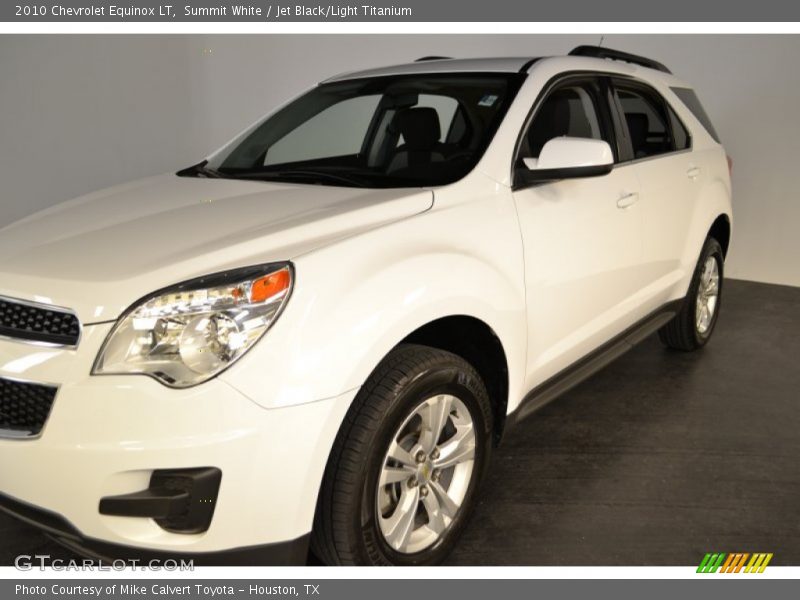 Summit White / Jet Black/Light Titanium 2010 Chevrolet Equinox LT