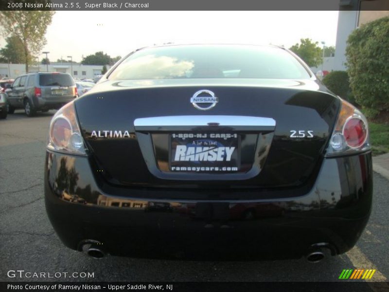 Super Black / Charcoal 2008 Nissan Altima 2.5 S