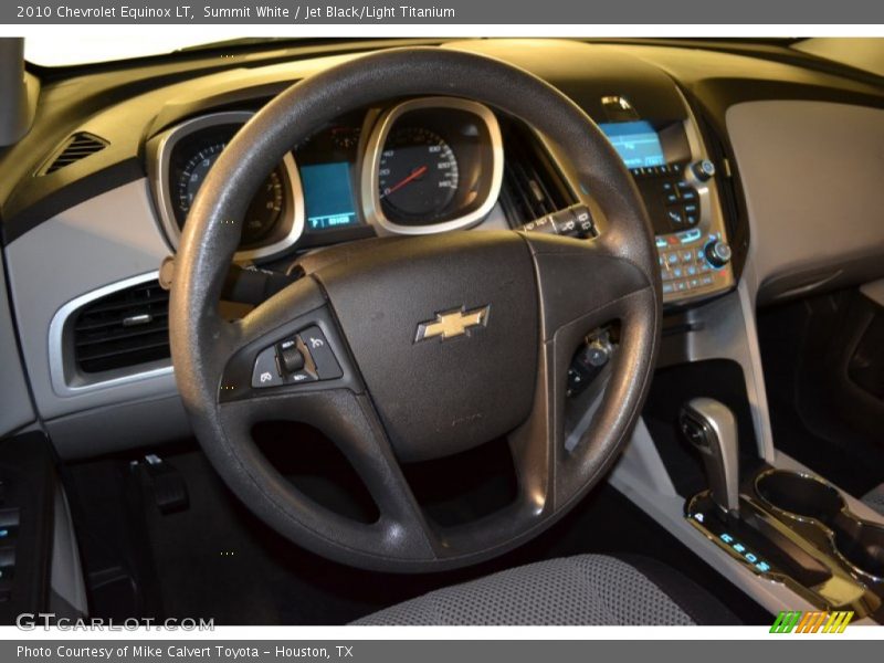 Summit White / Jet Black/Light Titanium 2010 Chevrolet Equinox LT