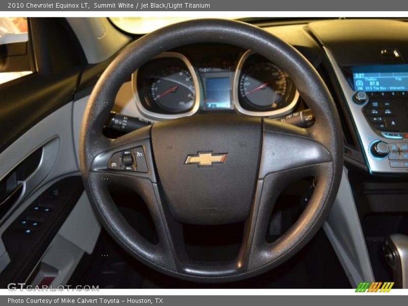 Summit White / Jet Black/Light Titanium 2010 Chevrolet Equinox LT