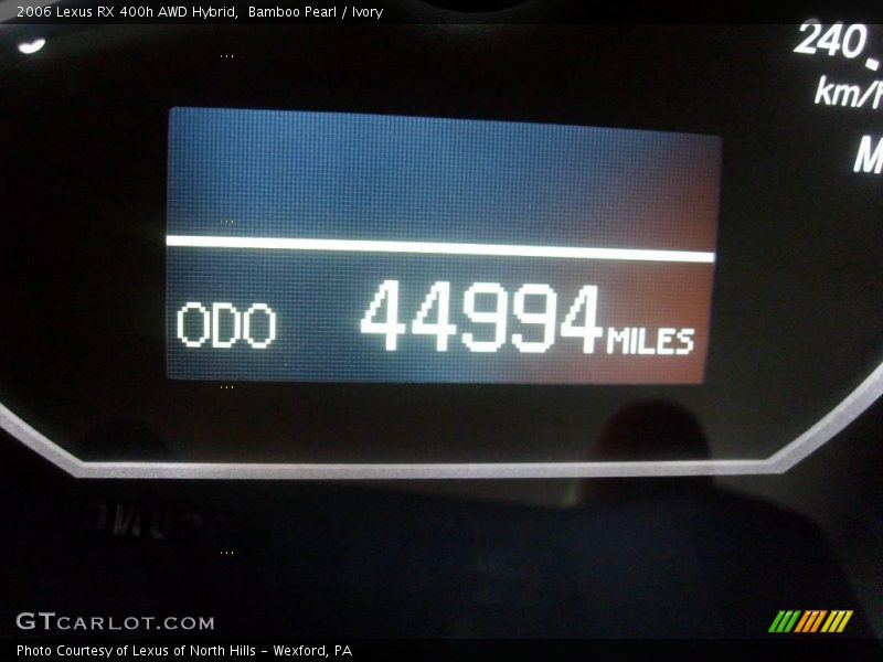Bamboo Pearl / Ivory 2006 Lexus RX 400h AWD Hybrid