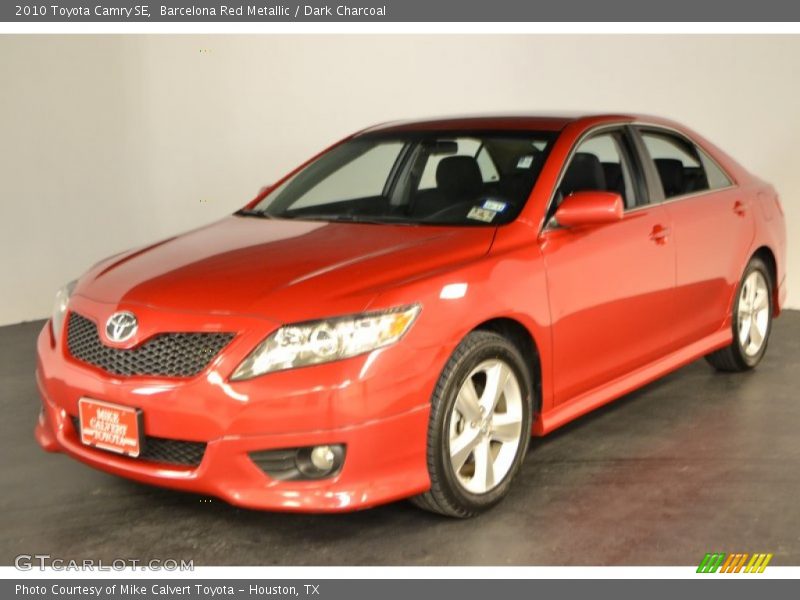Barcelona Red Metallic / Dark Charcoal 2010 Toyota Camry SE