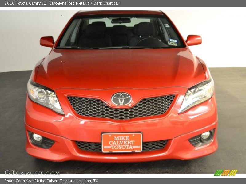 Barcelona Red Metallic / Dark Charcoal 2010 Toyota Camry SE