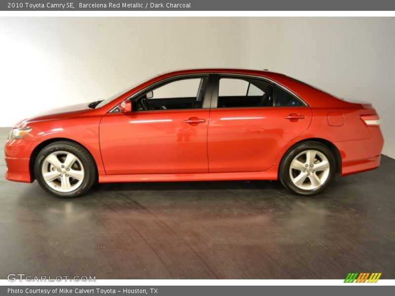 Barcelona Red Metallic / Dark Charcoal 2010 Toyota Camry SE