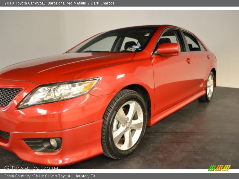 Barcelona Red Metallic / Dark Charcoal 2010 Toyota Camry SE