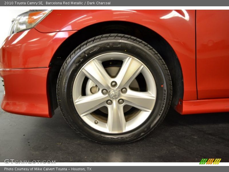 Barcelona Red Metallic / Dark Charcoal 2010 Toyota Camry SE