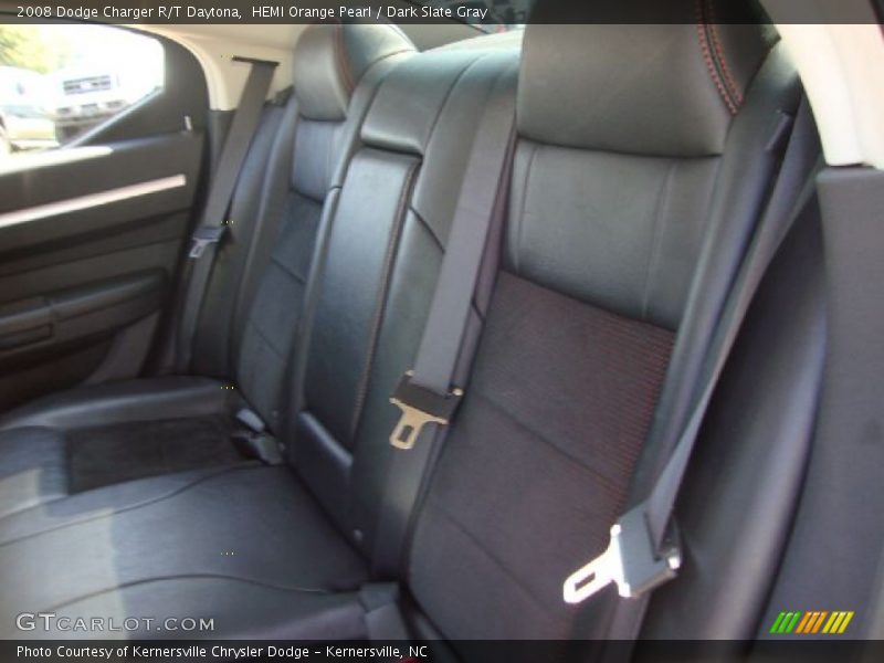 HEMI Orange Pearl / Dark Slate Gray 2008 Dodge Charger R/T Daytona