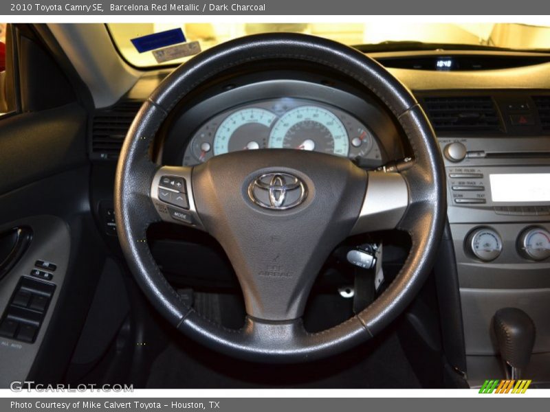 Barcelona Red Metallic / Dark Charcoal 2010 Toyota Camry SE