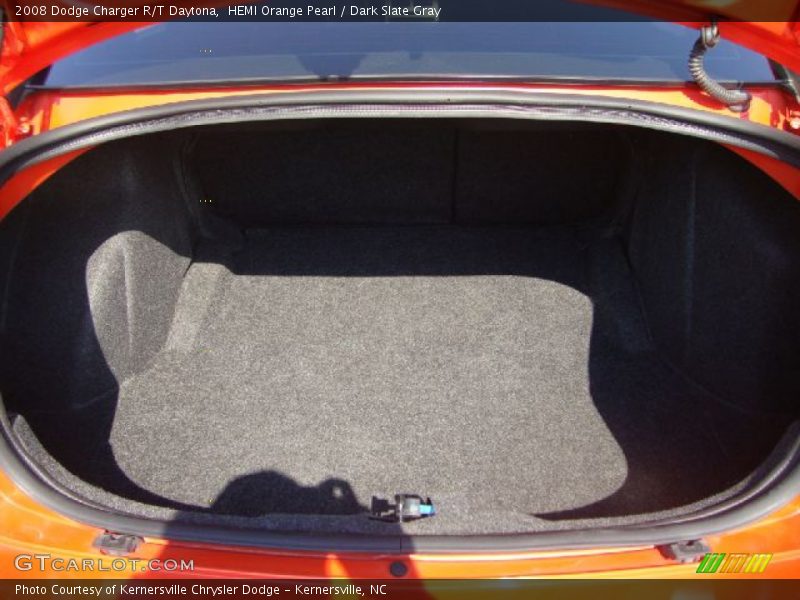 HEMI Orange Pearl / Dark Slate Gray 2008 Dodge Charger R/T Daytona