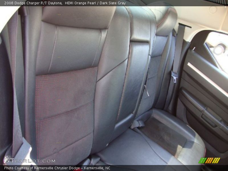 HEMI Orange Pearl / Dark Slate Gray 2008 Dodge Charger R/T Daytona