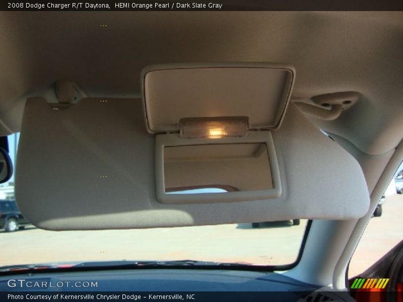 HEMI Orange Pearl / Dark Slate Gray 2008 Dodge Charger R/T Daytona