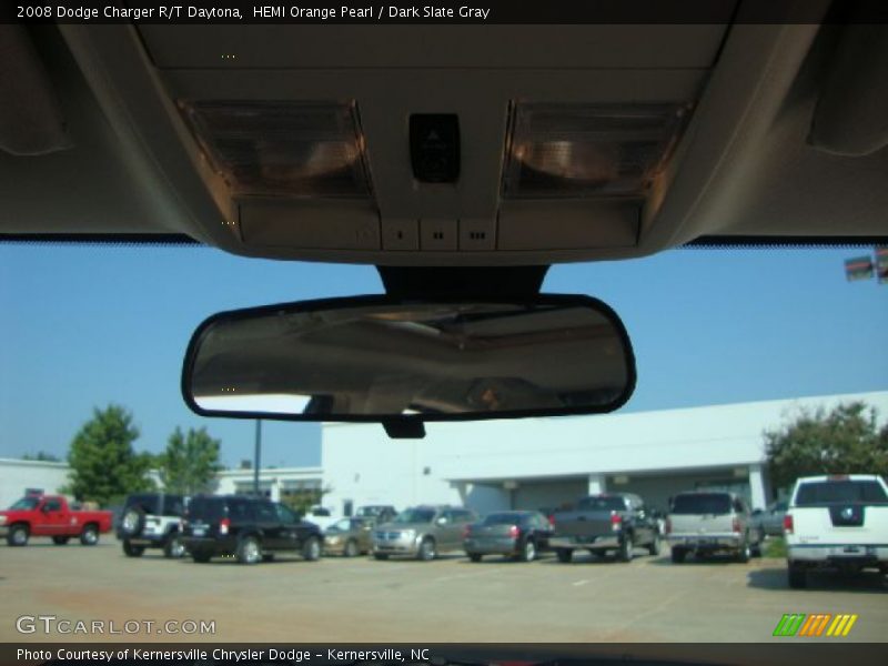 HEMI Orange Pearl / Dark Slate Gray 2008 Dodge Charger R/T Daytona