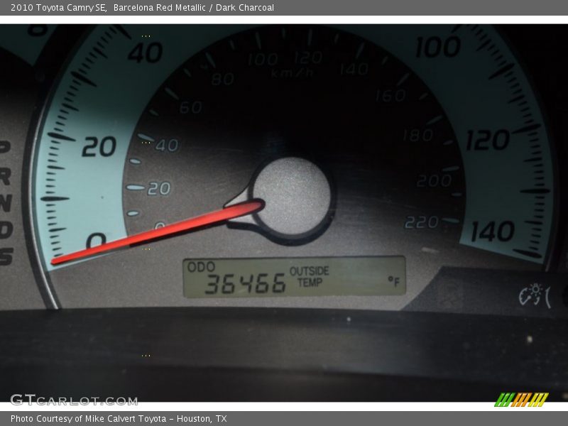 Barcelona Red Metallic / Dark Charcoal 2010 Toyota Camry SE