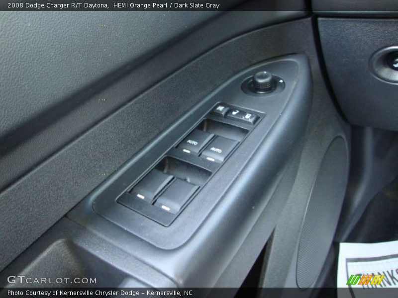 HEMI Orange Pearl / Dark Slate Gray 2008 Dodge Charger R/T Daytona