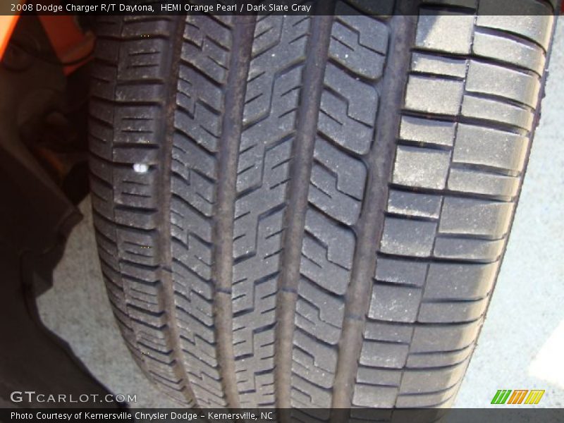 HEMI Orange Pearl / Dark Slate Gray 2008 Dodge Charger R/T Daytona