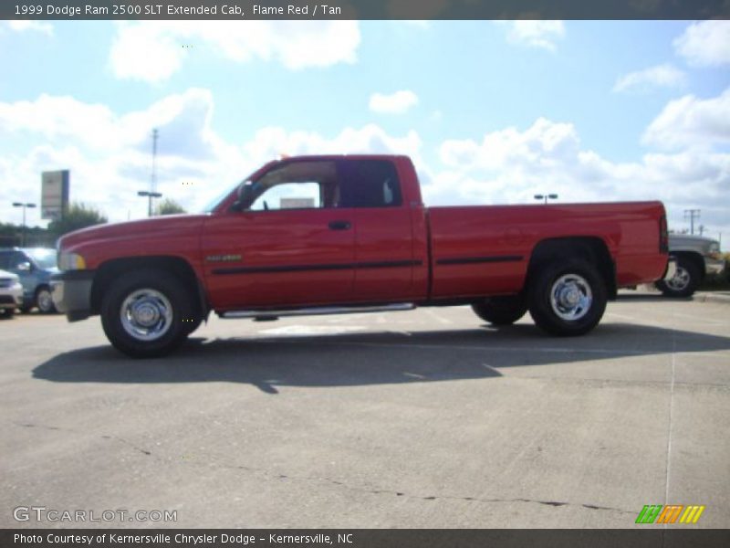 Flame Red / Tan 1999 Dodge Ram 2500 SLT Extended Cab