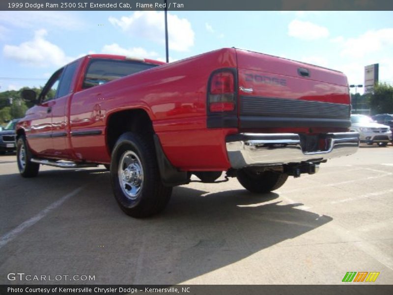 Flame Red / Tan 1999 Dodge Ram 2500 SLT Extended Cab