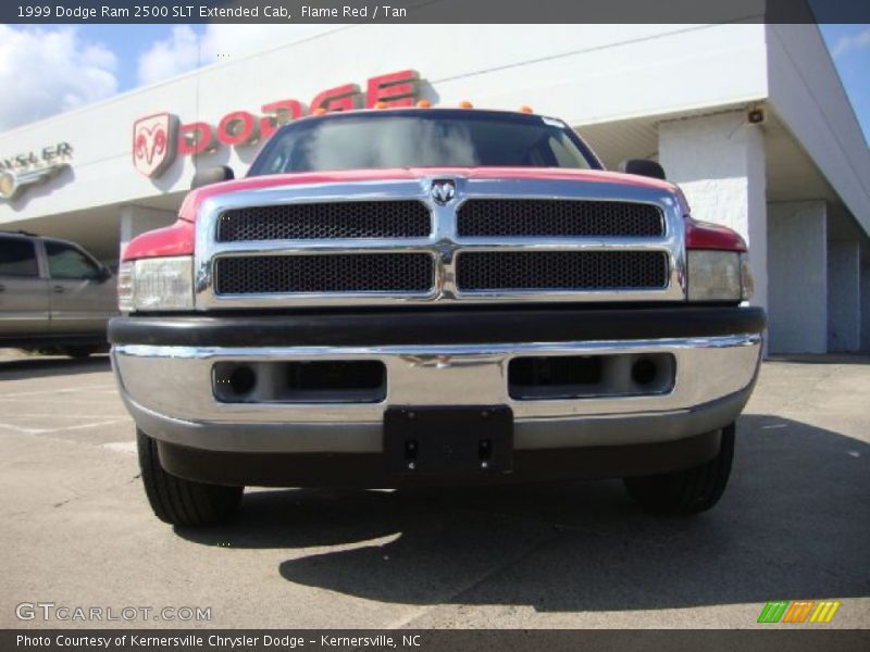 Flame Red / Tan 1999 Dodge Ram 2500 SLT Extended Cab