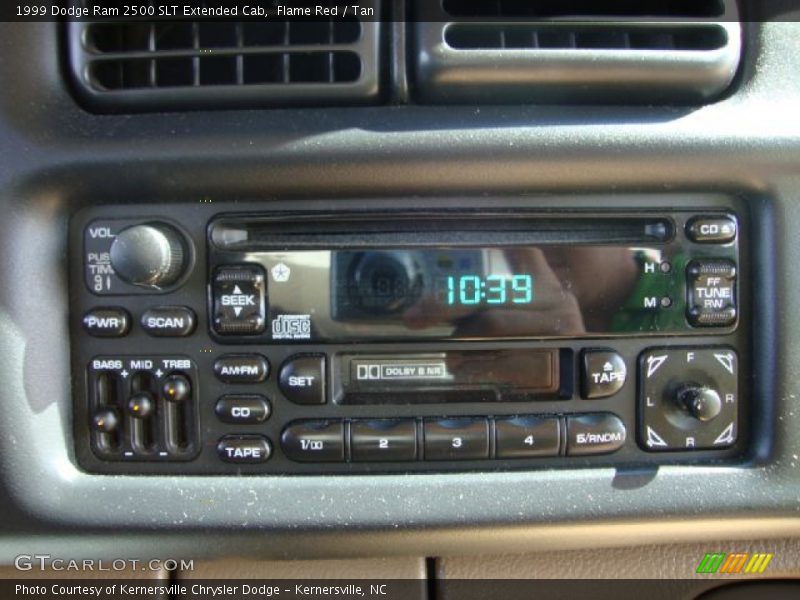 Audio System of 1999 Ram 2500 SLT Extended Cab
