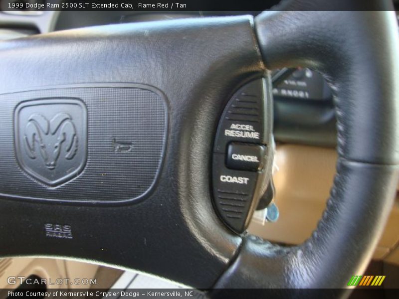 Flame Red / Tan 1999 Dodge Ram 2500 SLT Extended Cab