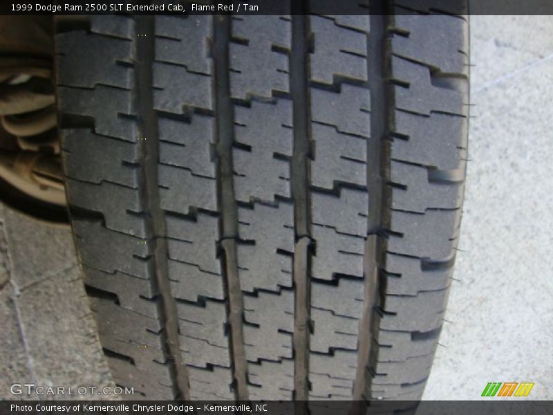 Flame Red / Tan 1999 Dodge Ram 2500 SLT Extended Cab