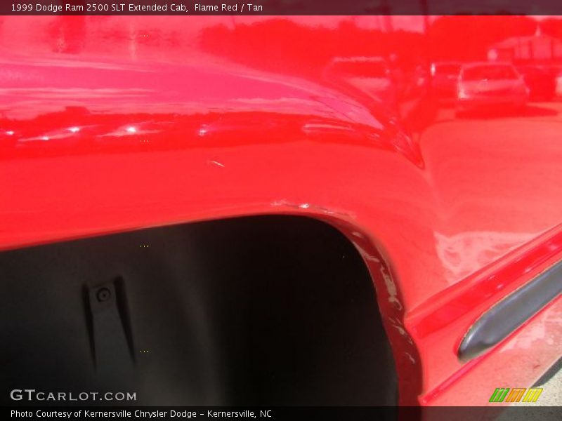 Flame Red / Tan 1999 Dodge Ram 2500 SLT Extended Cab